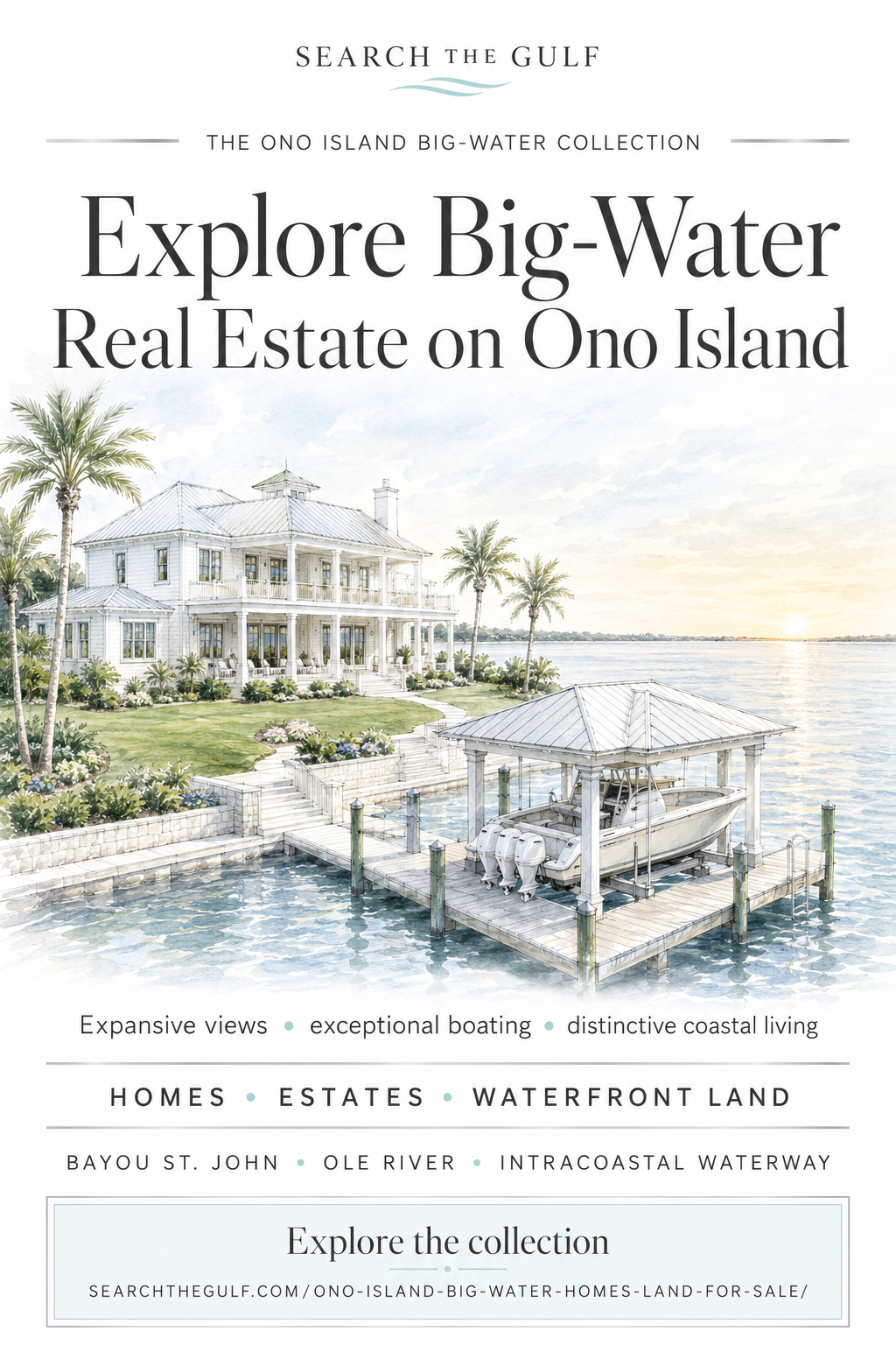 Explore Big-Water Real Estate on Ono IslandExplore Big-Water Real Estate on Ono Island Explore Big-Water Real Estate on Ono Island